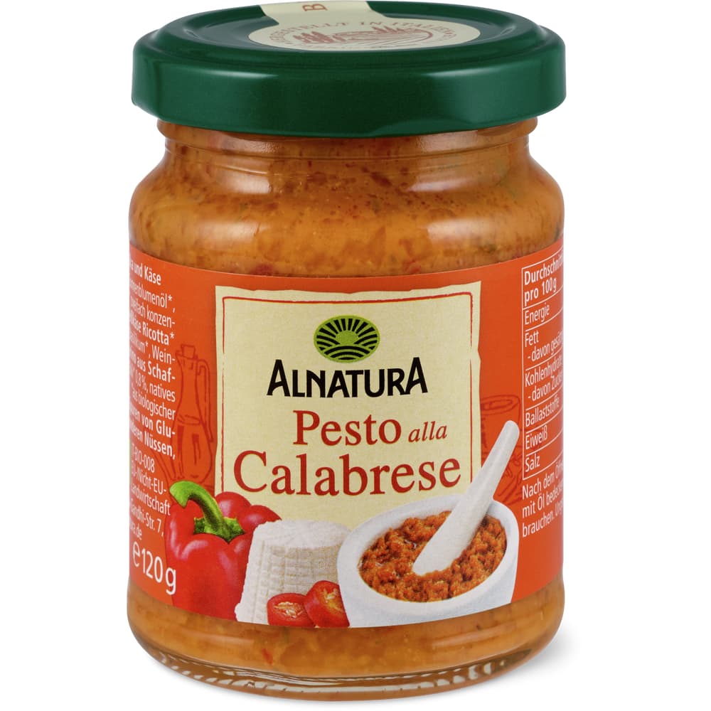 Alnatura Pesto Bio, alla Calabrese
