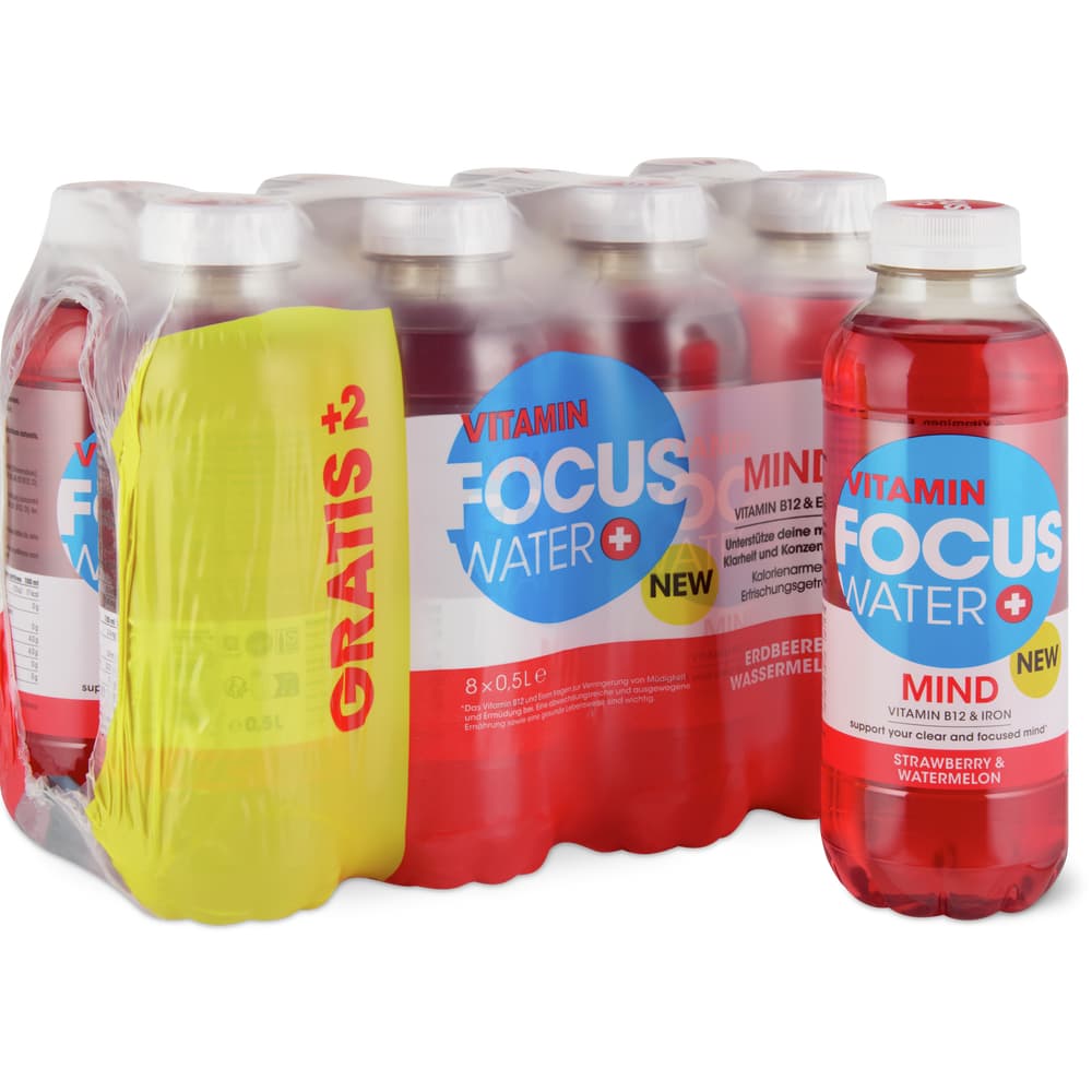 Focus Water Mind Erdbeere & Wassermelone