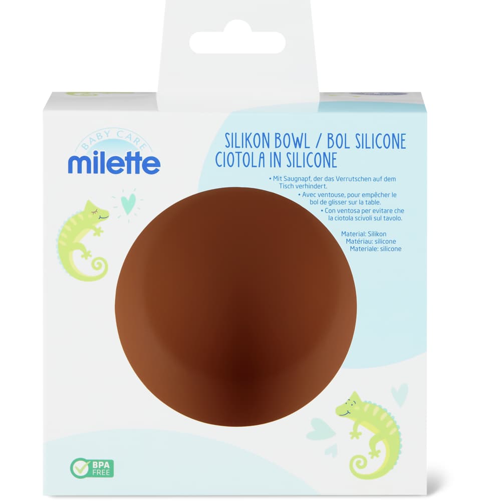 Milette Baby Care Silikon Bowl Mit Saugnapf
