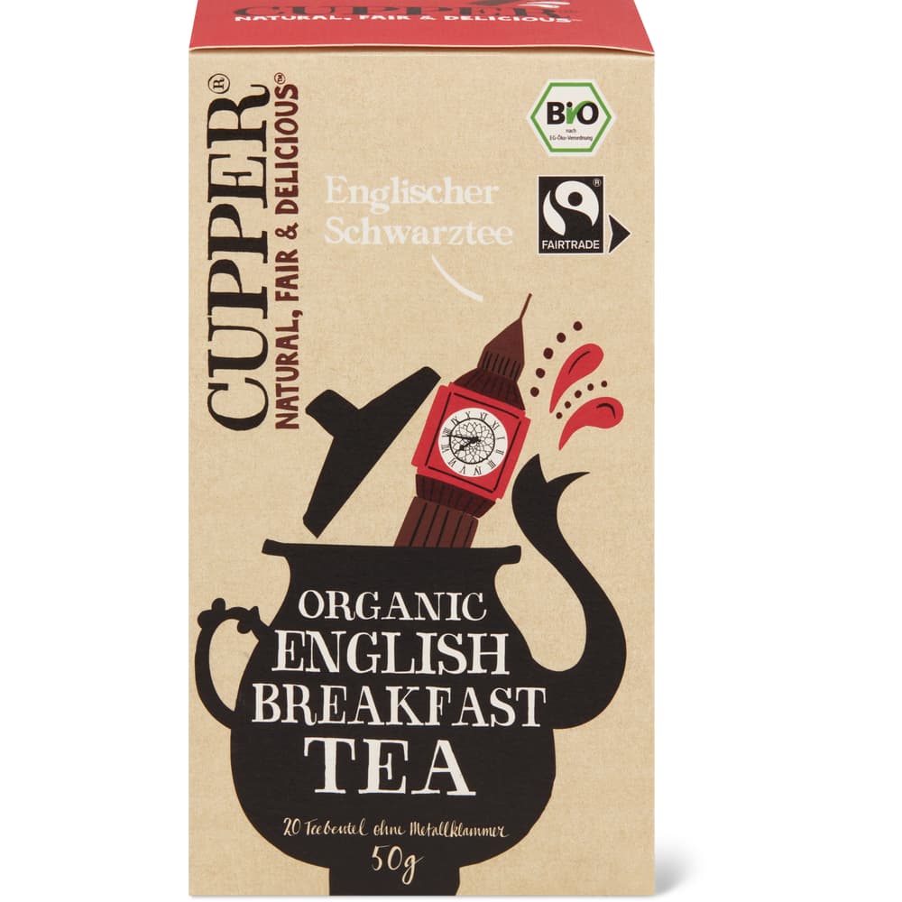 Cupper Bio Schwarztee English Breakfast