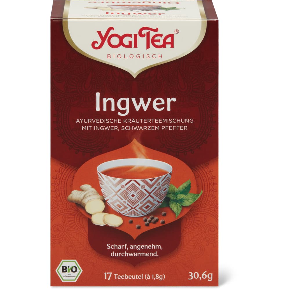 Yogi Tea Ingwer- und Kräuterteemischung Ingwer