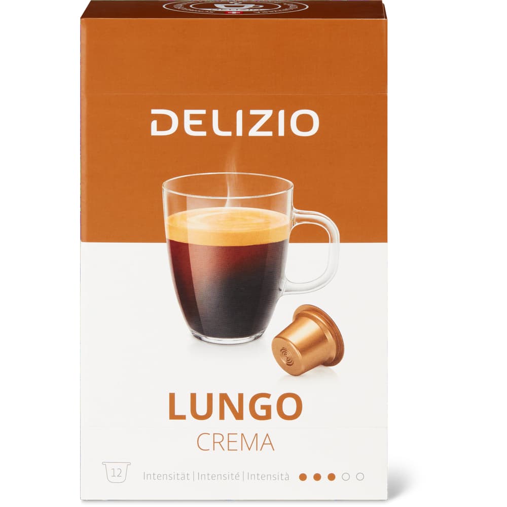 Delizio Crema Kaffee-Kapseln Mild & ausgewogen, System Delizio