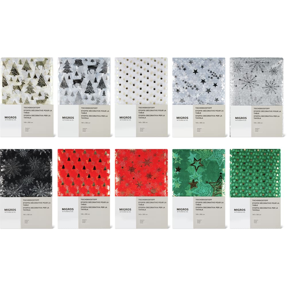 Migros Kitchen & Co. Dekostoffe mehrfarbig, 140x300cm
