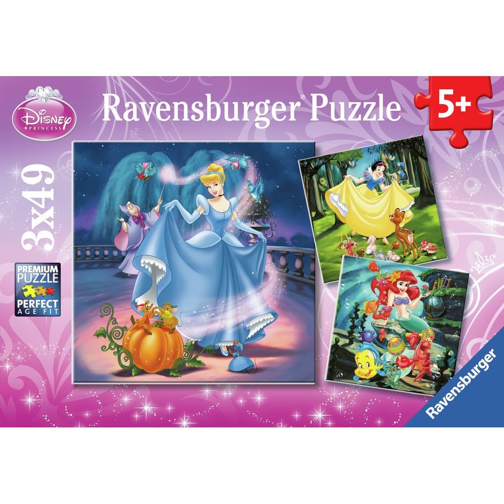 Ravensburger · Puzzles Disney Princess · 3 x 49 pièces • Migros