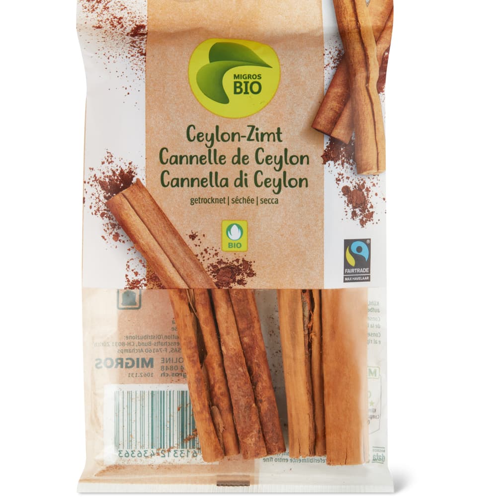 Migros Bio Fairtrade Zimtstangen
