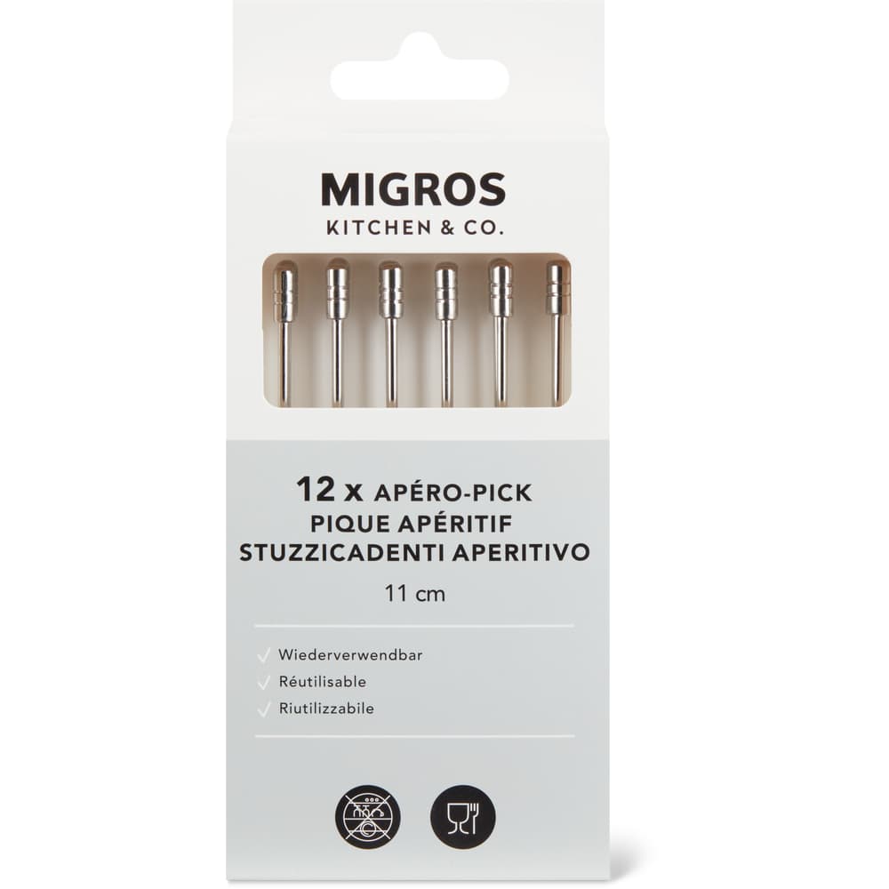 20 Spiedini Da Cocktail Riutilizzabili In Acciaio Inossidabile 304 – Stuzzicadenti Per Frutta, Antipasti E Drink Con Terminali Decorativi - 5