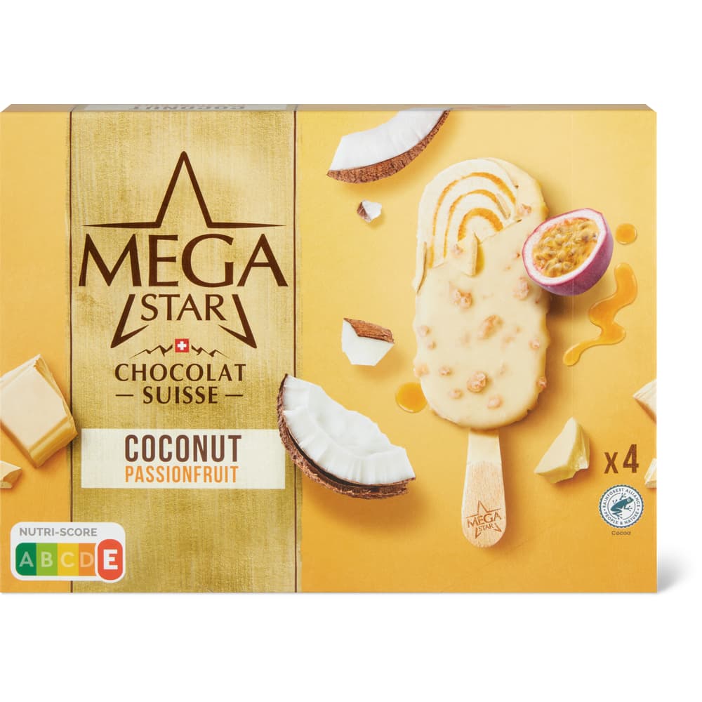 MegaStar Rahmglace Coconut Passionfruit