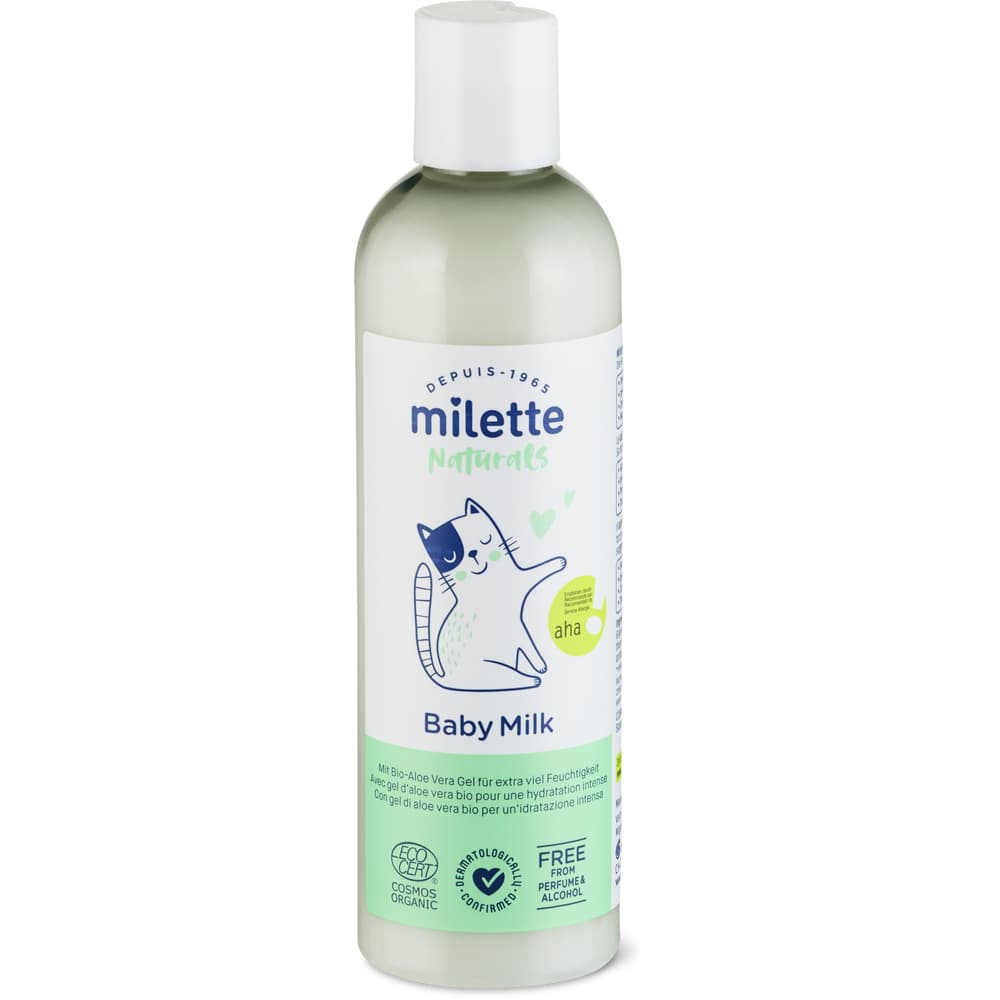 Milette Baby Care Naturals Körpermilch für Kinder Aloe Vera