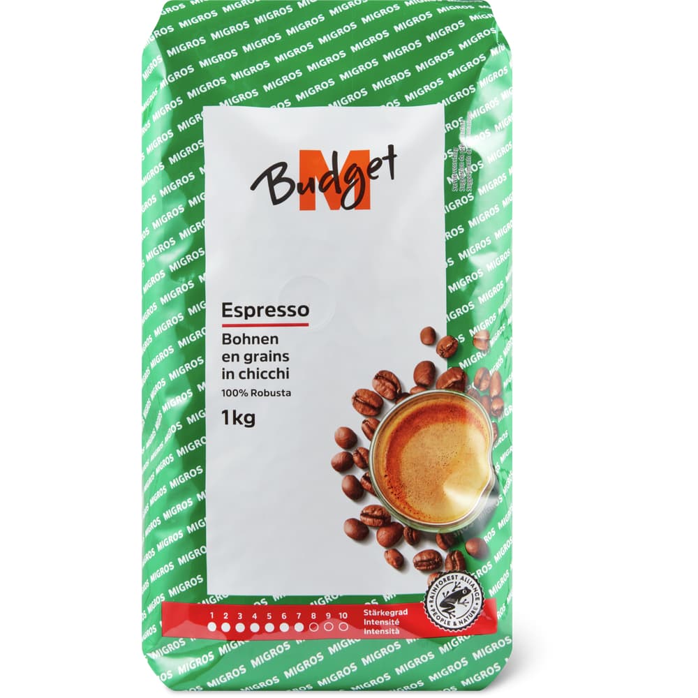 M-Budget Bohnenkaffee Espresso - 7/10
