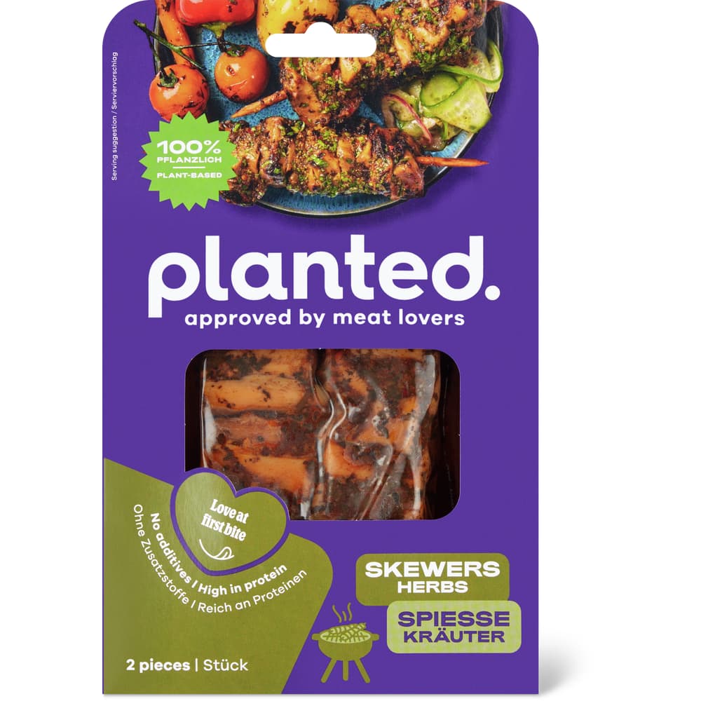 planted. Spiesschen Vegan