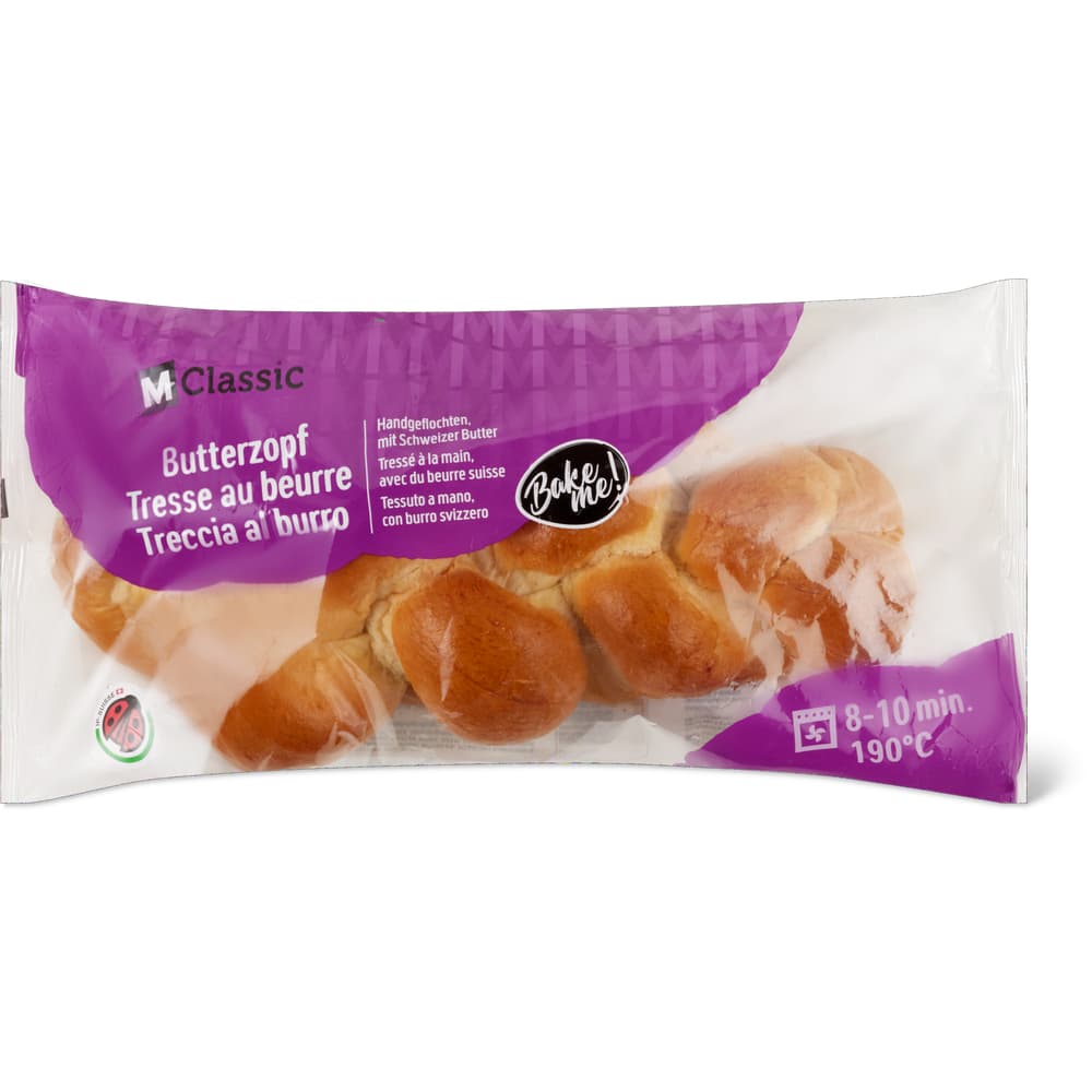 M-Classic IP-SUISSE Butterzopf Vorgebacken