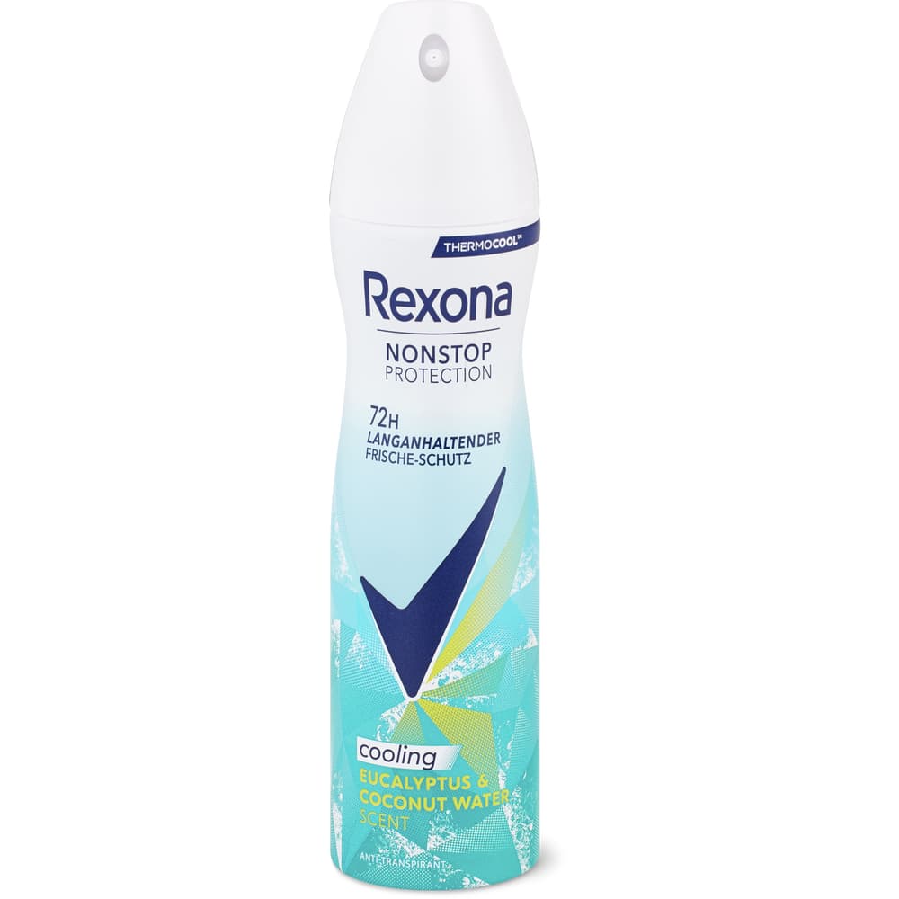 Rexona Deo Aerosol Nonstop Eucalyptus & Coconut Water 72h, Anti-Transpirant