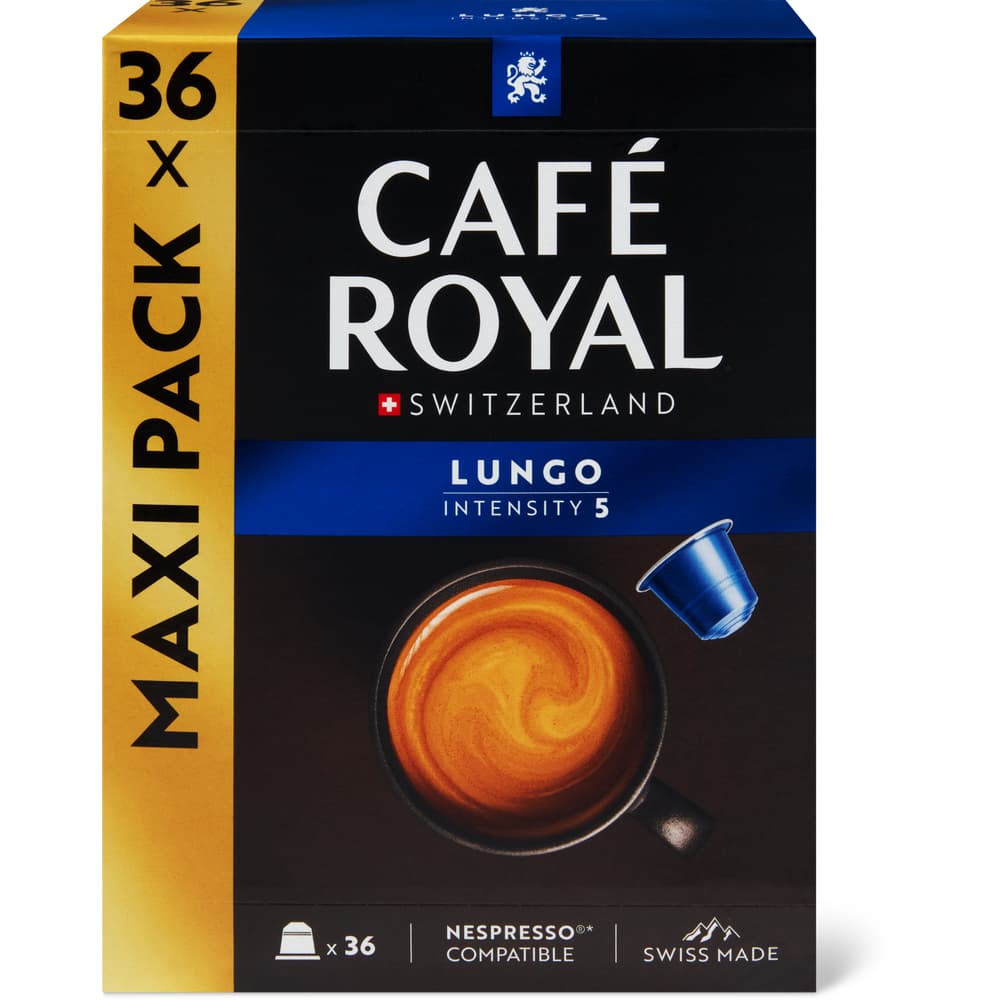 Café Royal Kaffee-Kapseln aus Aluminium Lungo - Intensität 5/10