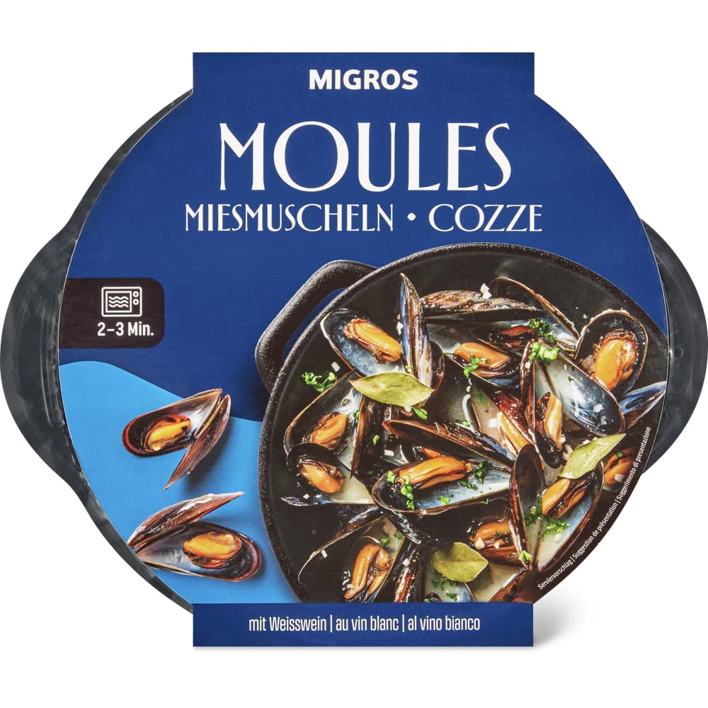 Migros Miesmuscheln mit Weissweinsauce