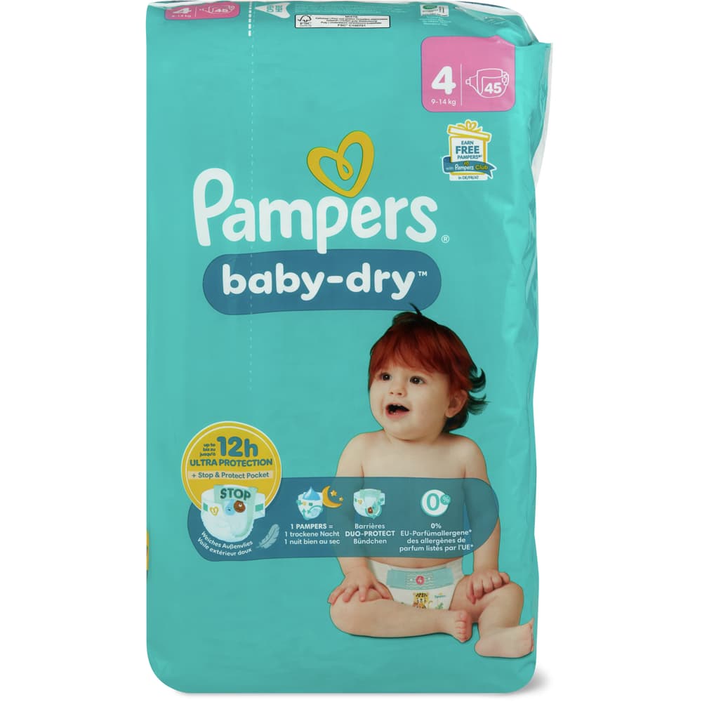 Pampers Baby Dry Windeln Grösse 4, 9-14kg