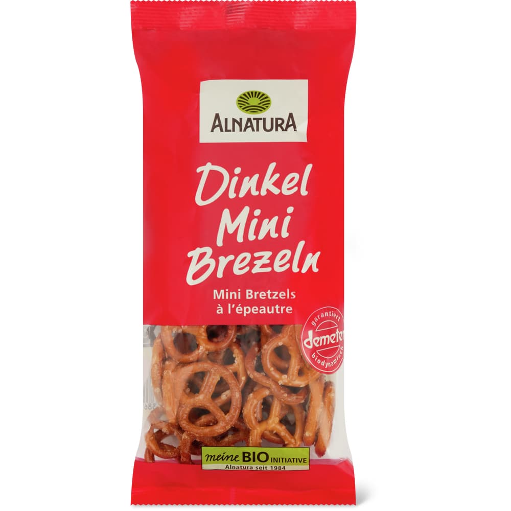 Alnatura Dinkel Minibrezeln Bio, Demeter, vegan
