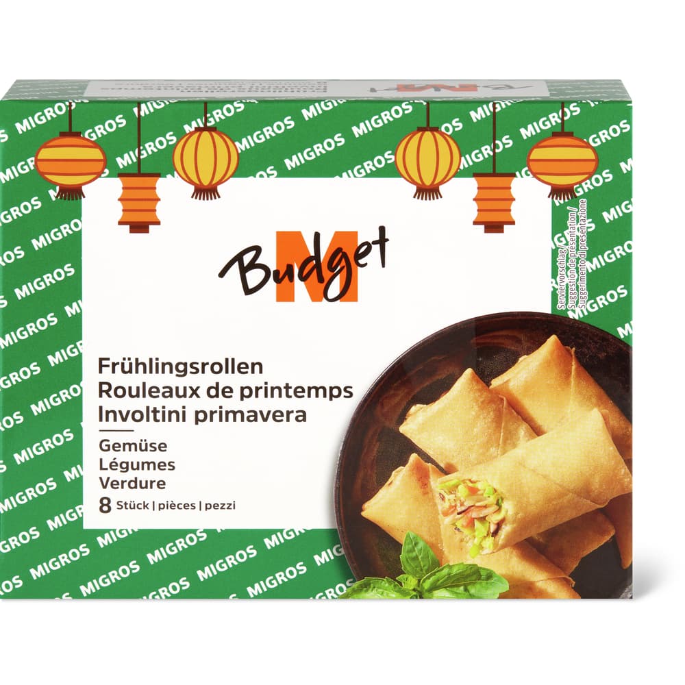 M-Budget Frühlingsrollen Gemüse