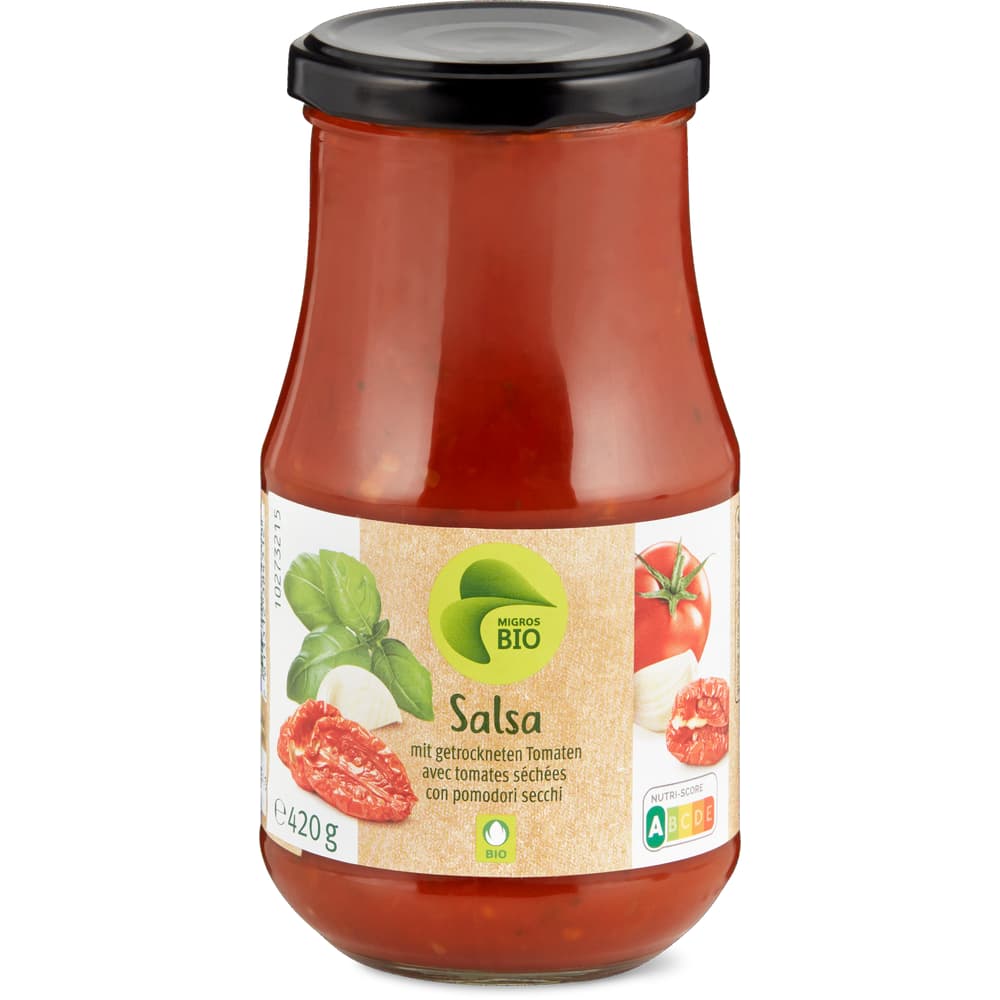 Salsa Bio, mit getrockneten Tomaten