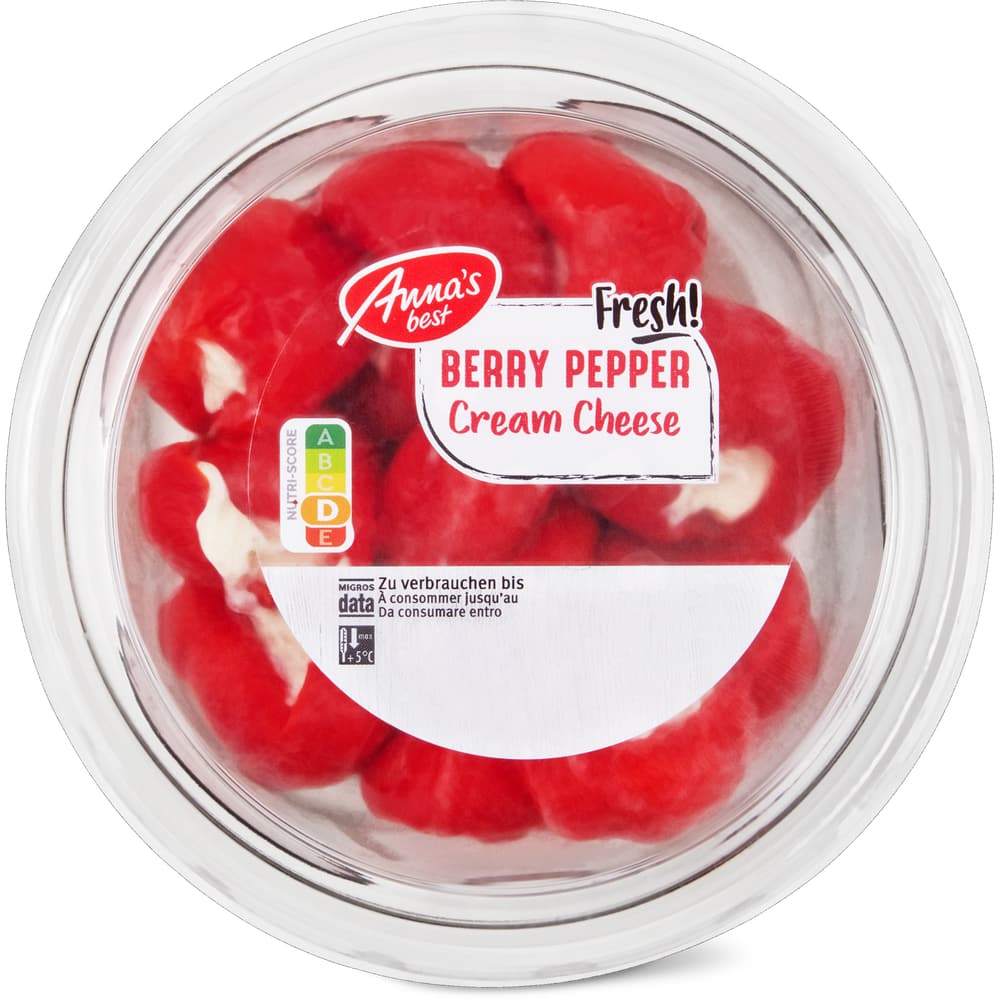 Anna's Best Berry pepper Cream Cheese Süsse Paprika Mit Frischkäse gefüllt