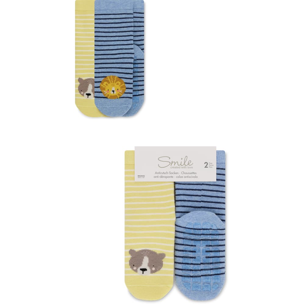 Smile Baby Socken Bio Cotton, Duo-Pack, antirutsch