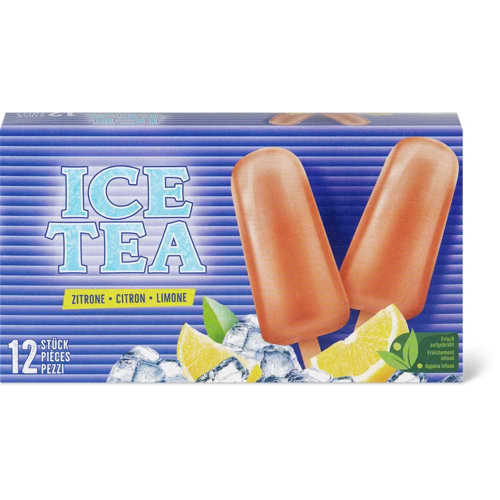 Ice Tea Wassereis Eistee Zitrone