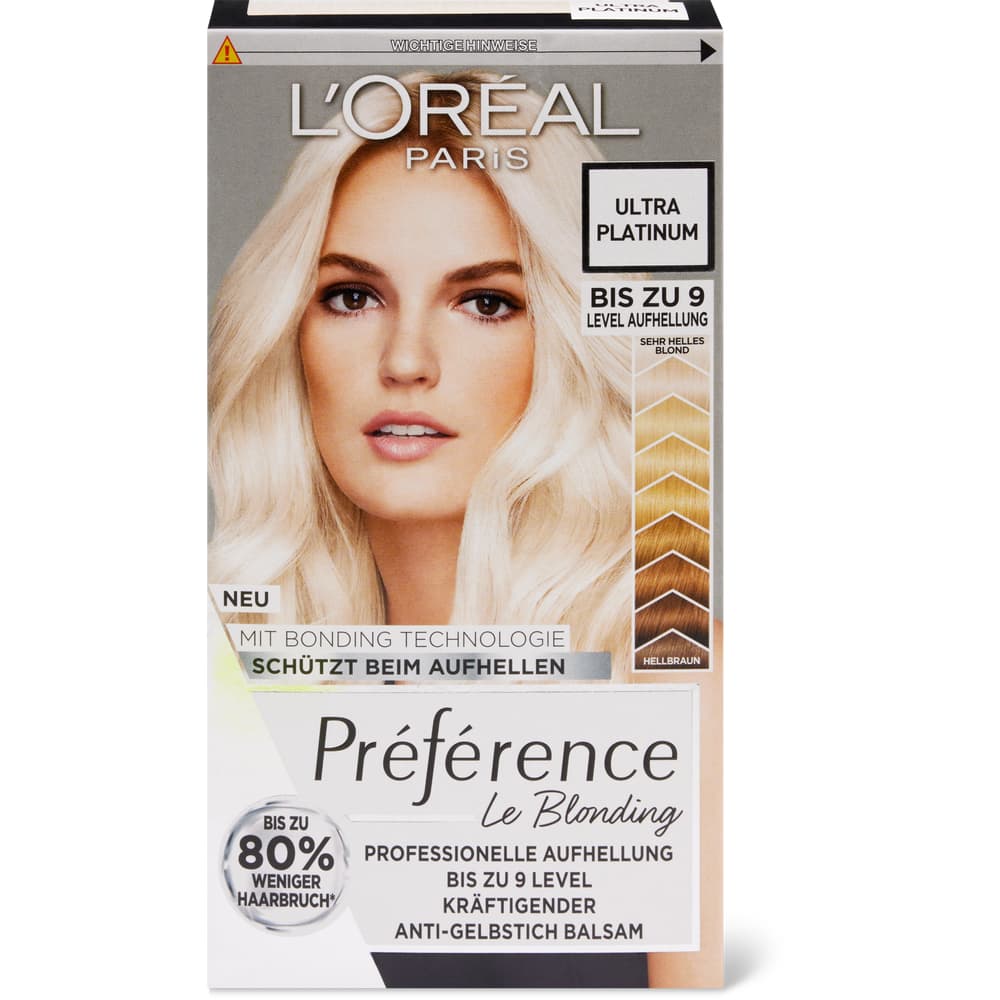 L'Oréal Paris Préférence Coloration 9L Ultra Platinum, permanent