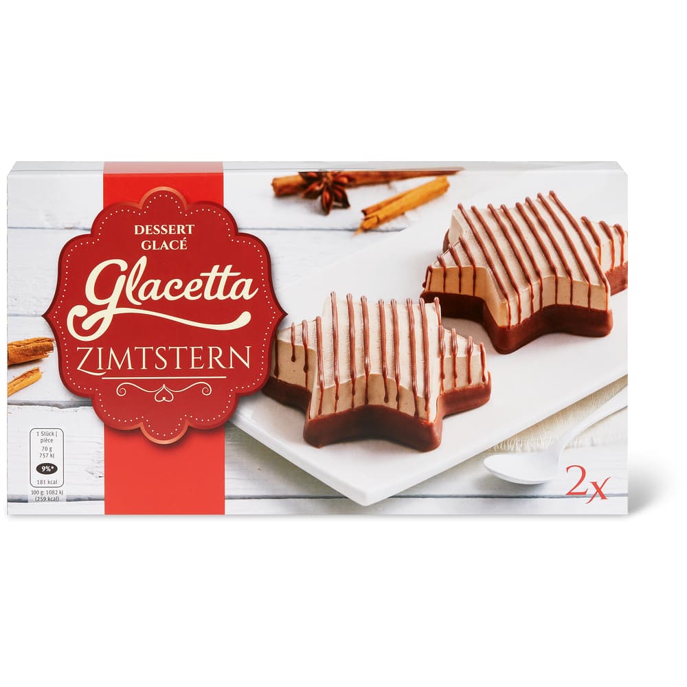 Glacetta Dessert glacé Zimtstern