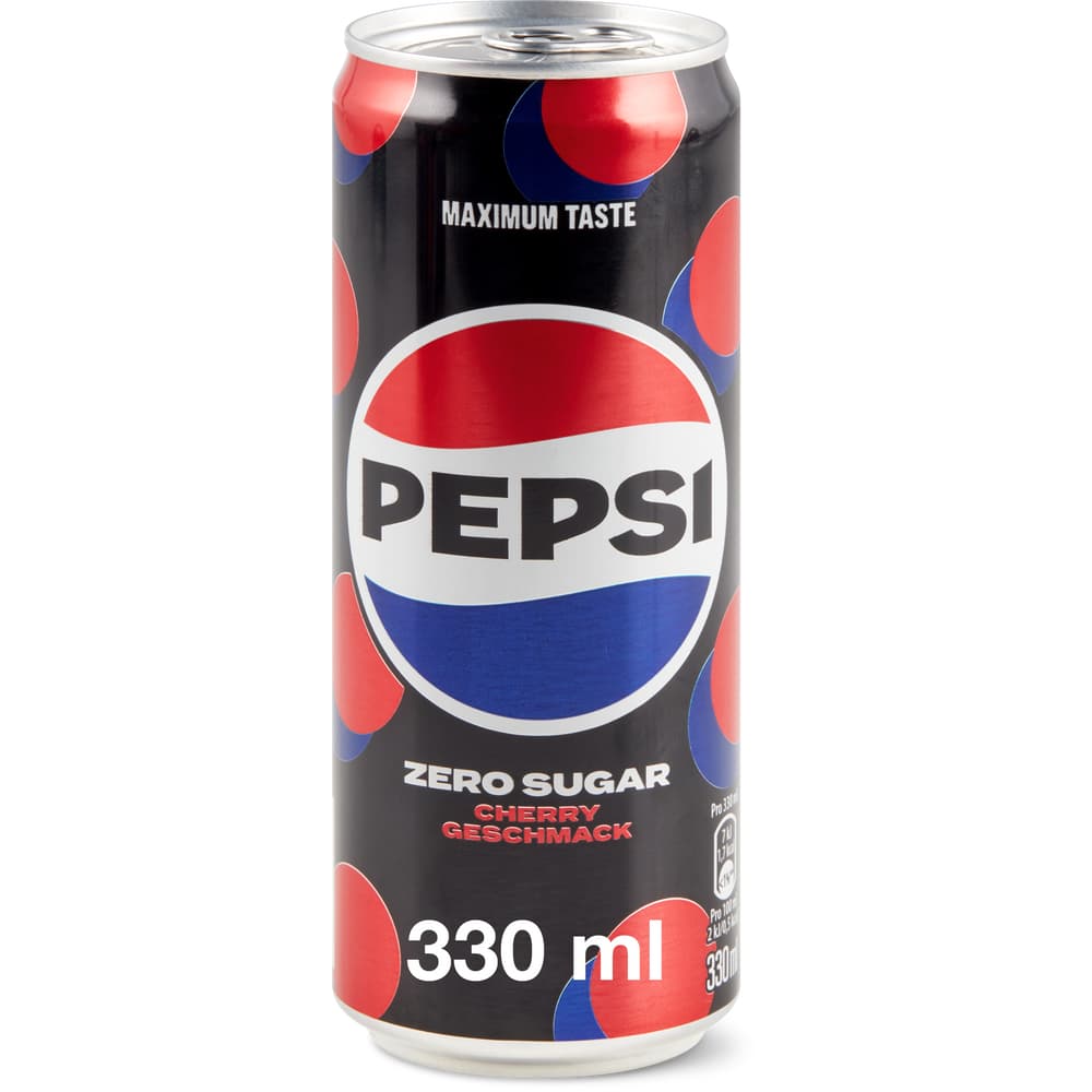Pepsi Cherry Zero ohne Zuckerzusatz