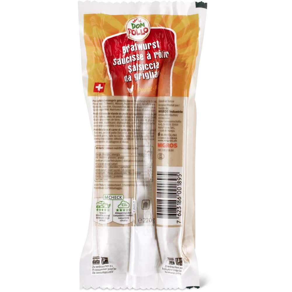 Don Pollo Poulet-Bratwurst