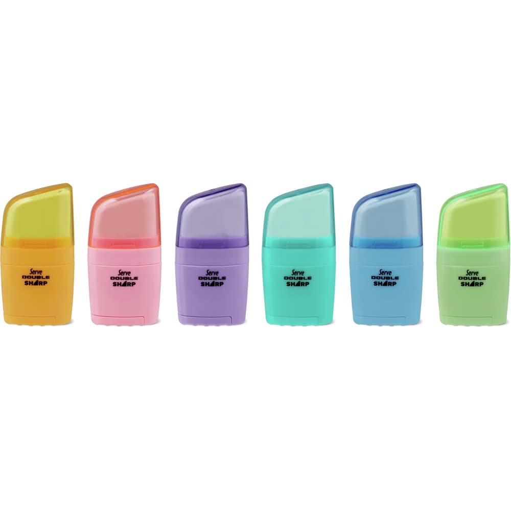 Migros Paper & Co. Radierer/Einfachspitzer Sharp, Assortiert