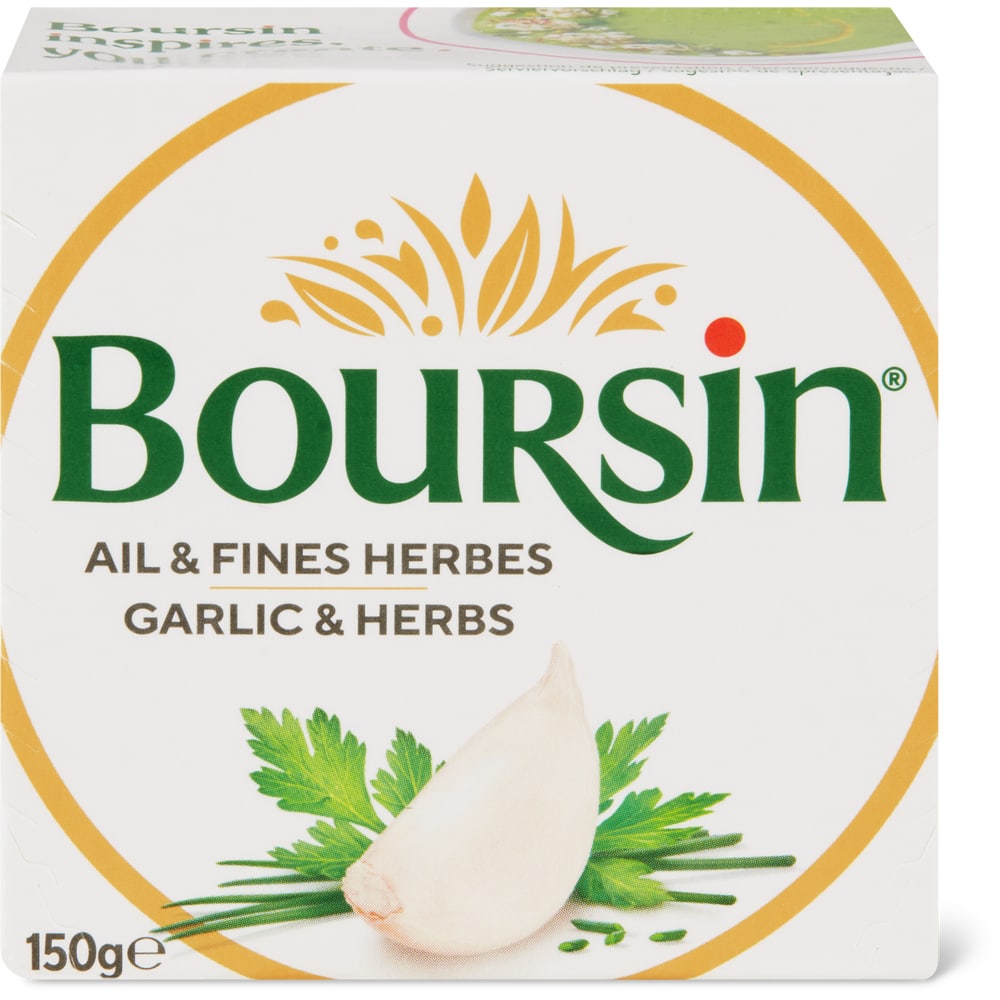 Boursin Pasteurisierter Frischkäse mit Knoblauch & Kräutern