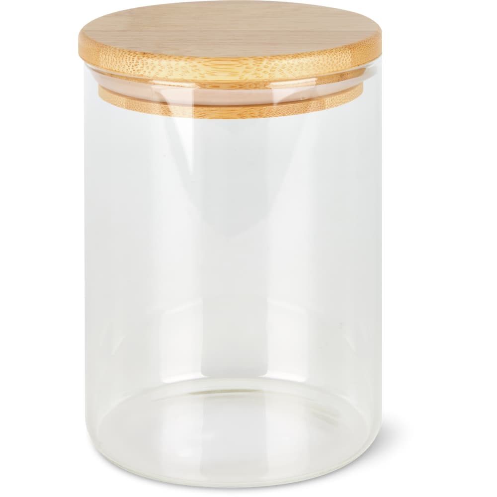 Migros Kitchen & Co. Vorratsglas aus Glas mit Bambusdeckel ø 9,8cm