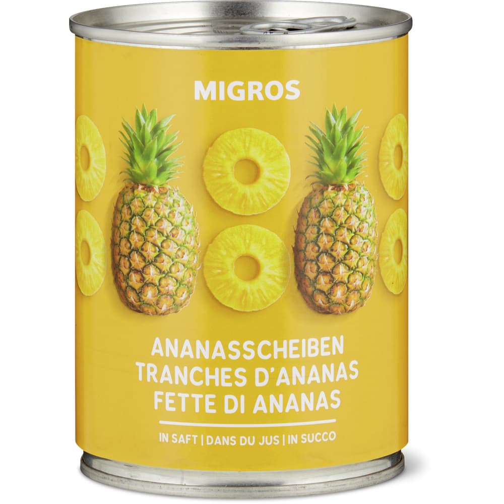Migros Ananasscheiben in saft
