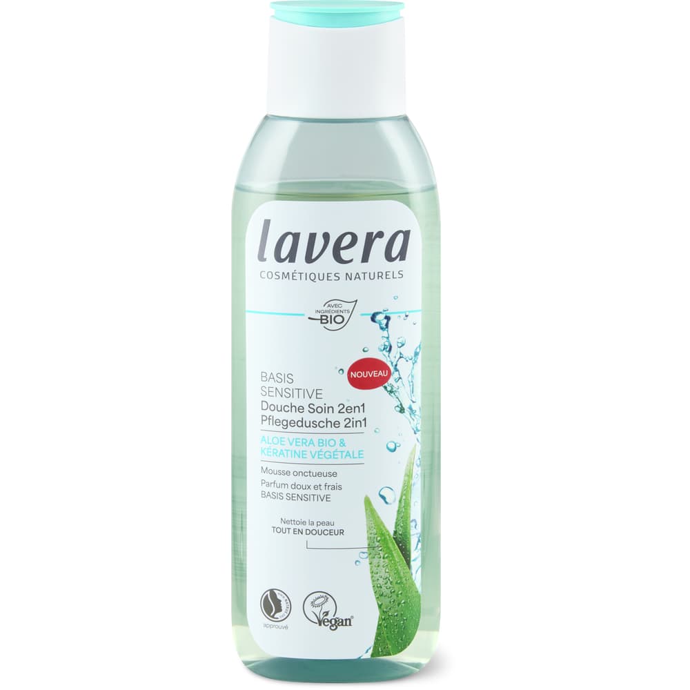 Lavera  Basis Sensitiv 2in1 Pflegedusche  Aloe Vera & Keratin, vegan   Migros