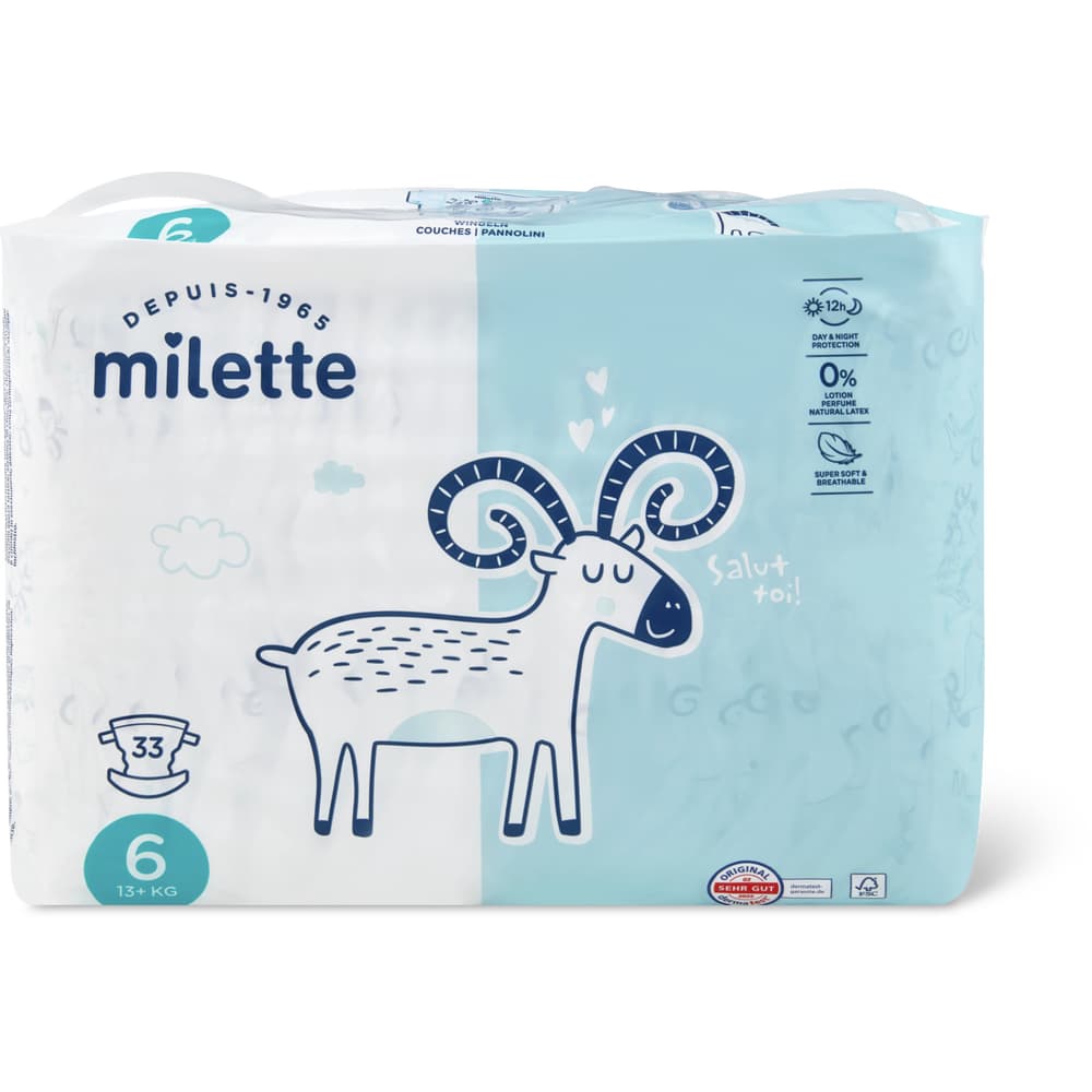 Milette Baby Care Windeln Grösse 6, +13kg