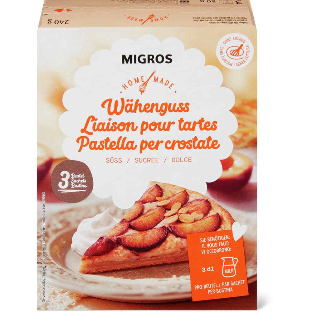 Migros Wähenguss süss
