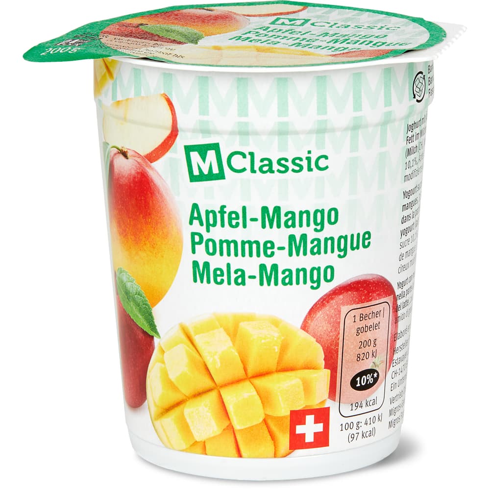 M-Classic Joghurt Apfel & Mango