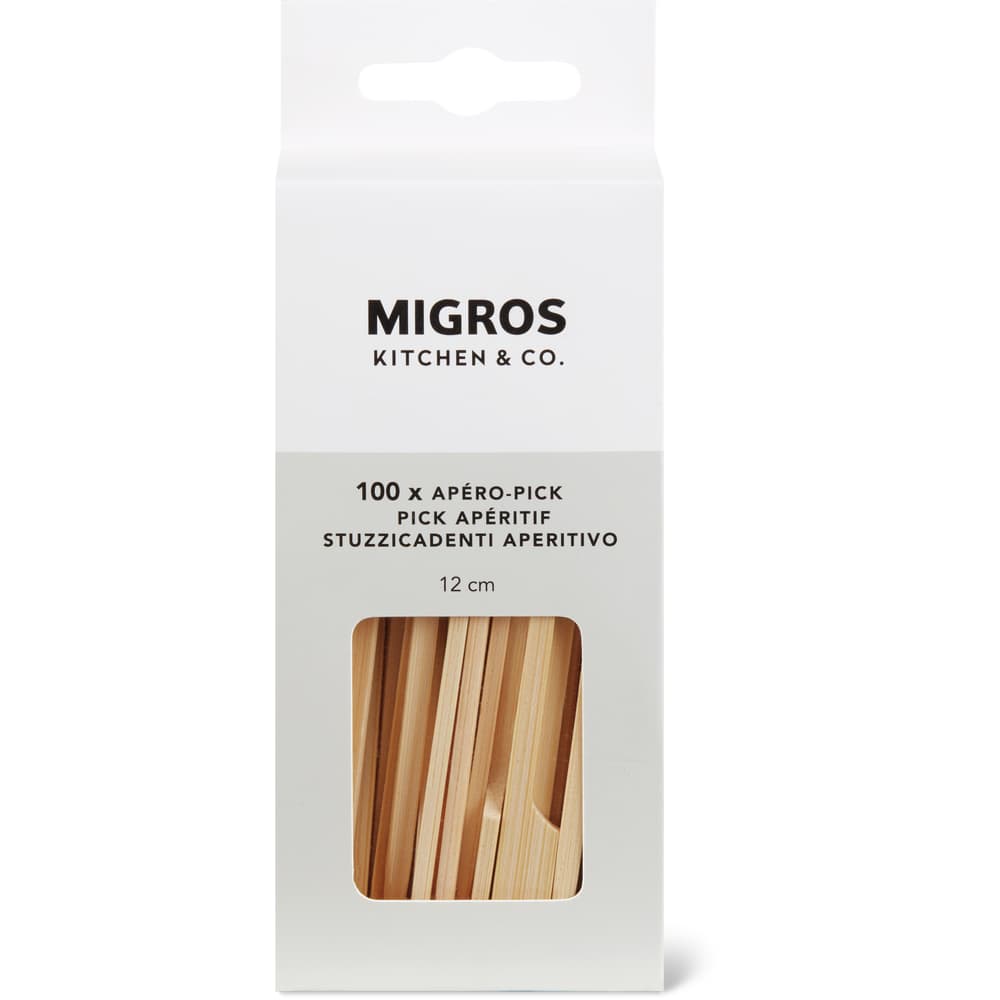 Migros Kitchen & Co. Apéro Picks Bambus 12 cm