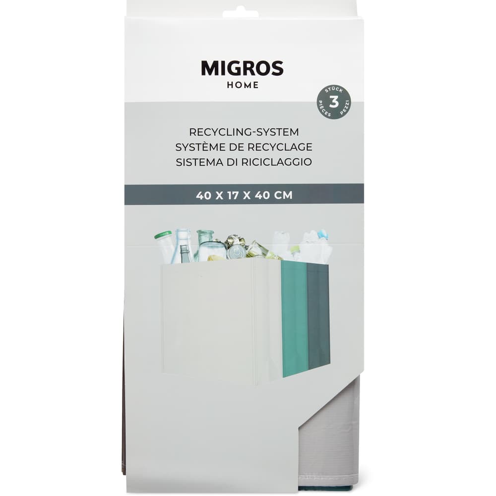 Migros Clean · MHOME Système de recyclage sac • Migros