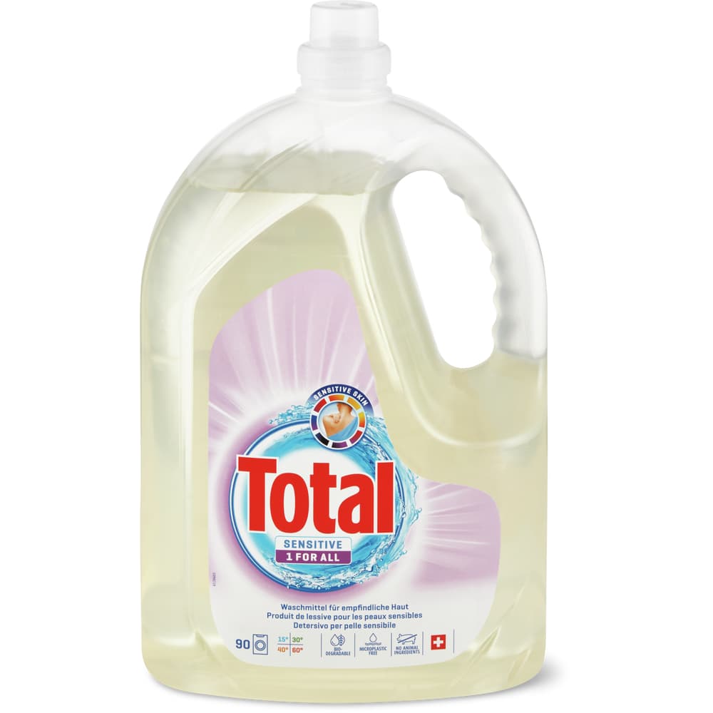 Total 1 for all Sensitive Flüssigwaschmittel 36 Waschgänge