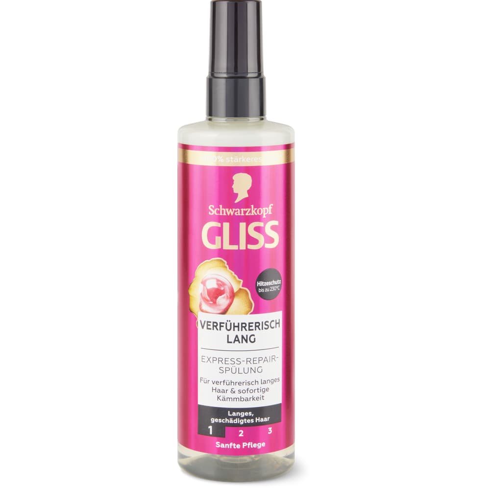 Schwarzkopf Gliss Verführerisch Lang Haarkur ohne ausspülen Trockene Spitzen