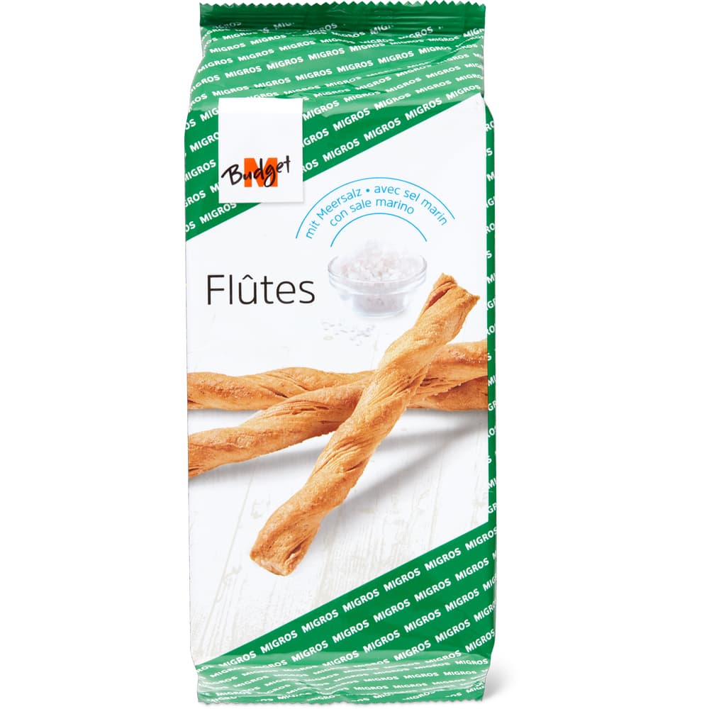 M-Budget Flûtes mit Meersalz