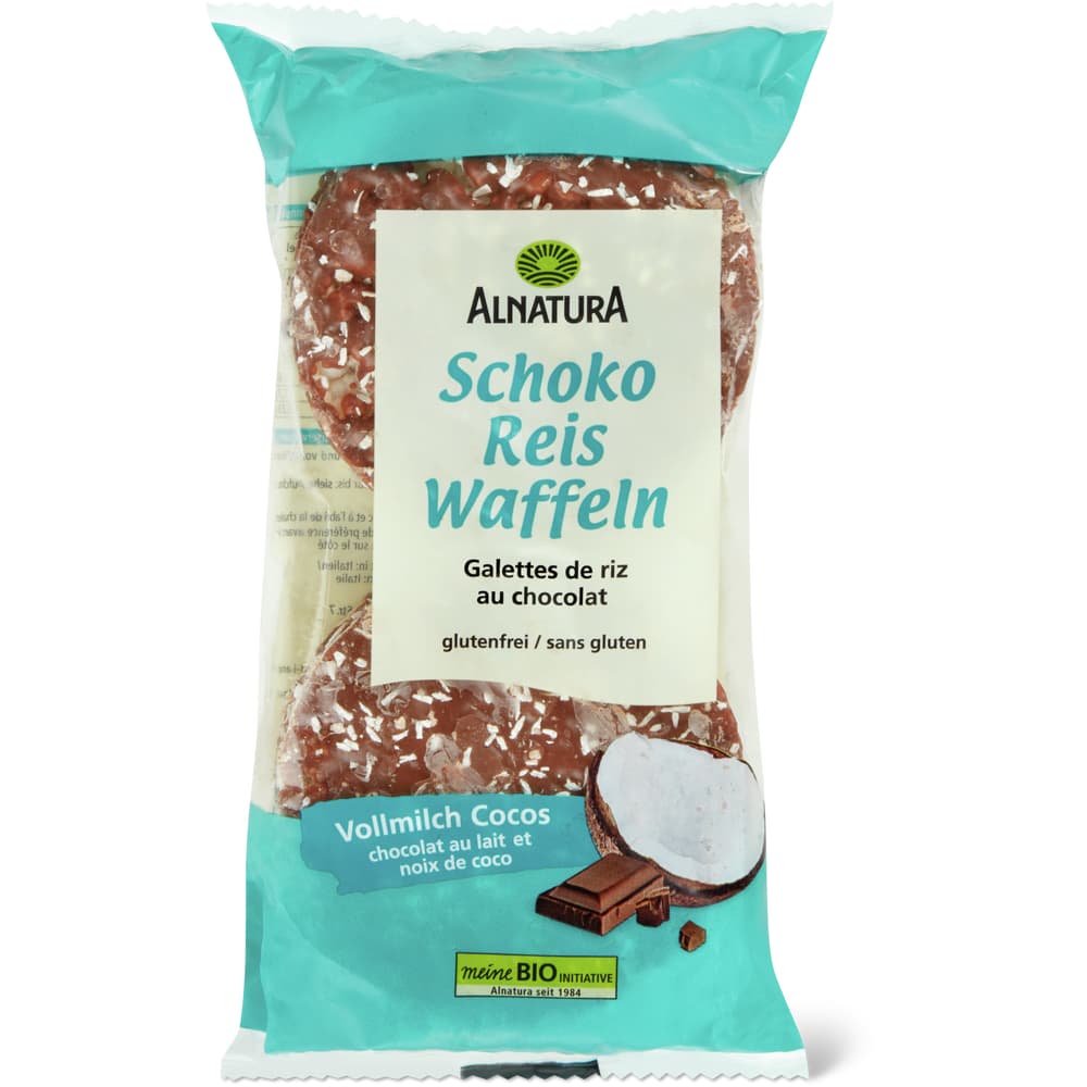 Alnatura Schoko Reiswaffeln Vollmilch Cocos