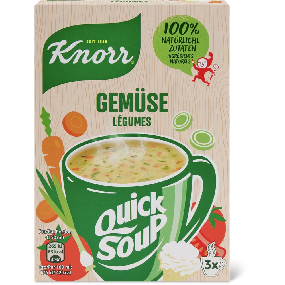 Knorr Quick Soup Suppe mit Gemüse