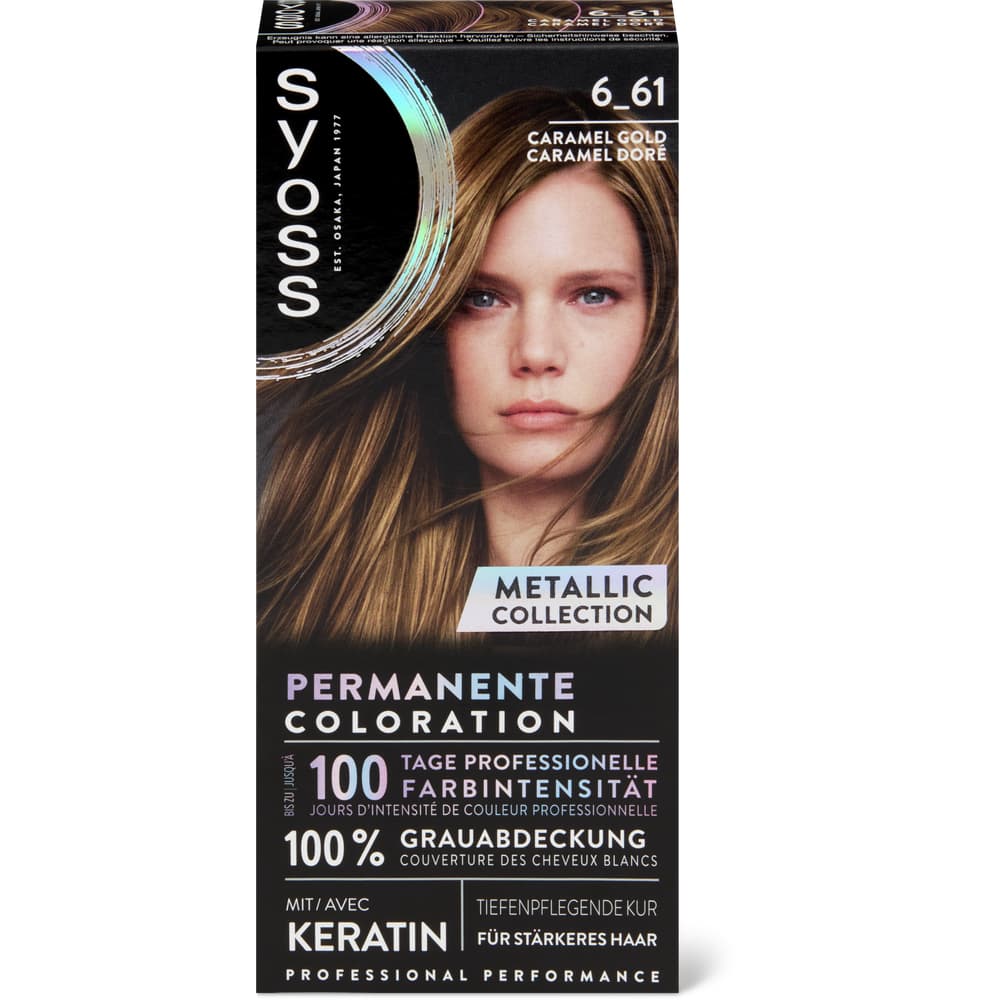 Syoss Coloration 6.61 Caramel Gold, permanent