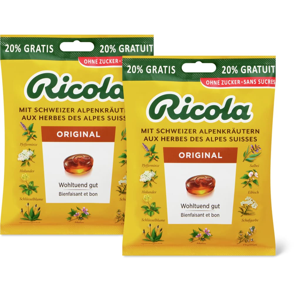 Ricola Original ohne Zuckerzusatz
