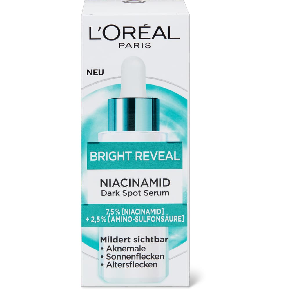 L'Oréal Paris Bright Reveal Serum 7.5% Niacinamid + 2.5% Amino-sulfonsäure