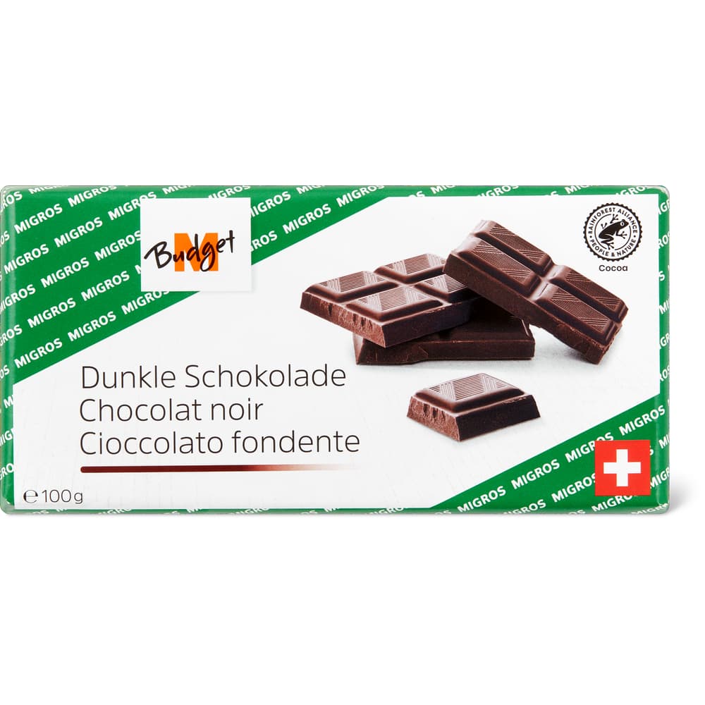 M-Budget Dunkle Schokolade