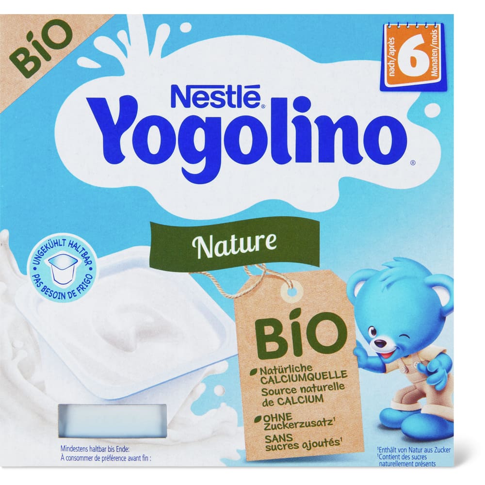 Nestlé Bio Yogolino Milchdessert Nature Nach 6 Monaten