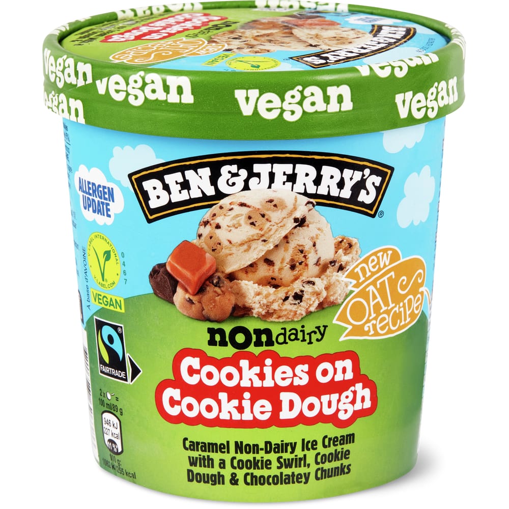 Ben & Jerry's Pflanzliches Glace Cookies on Cookie Dough